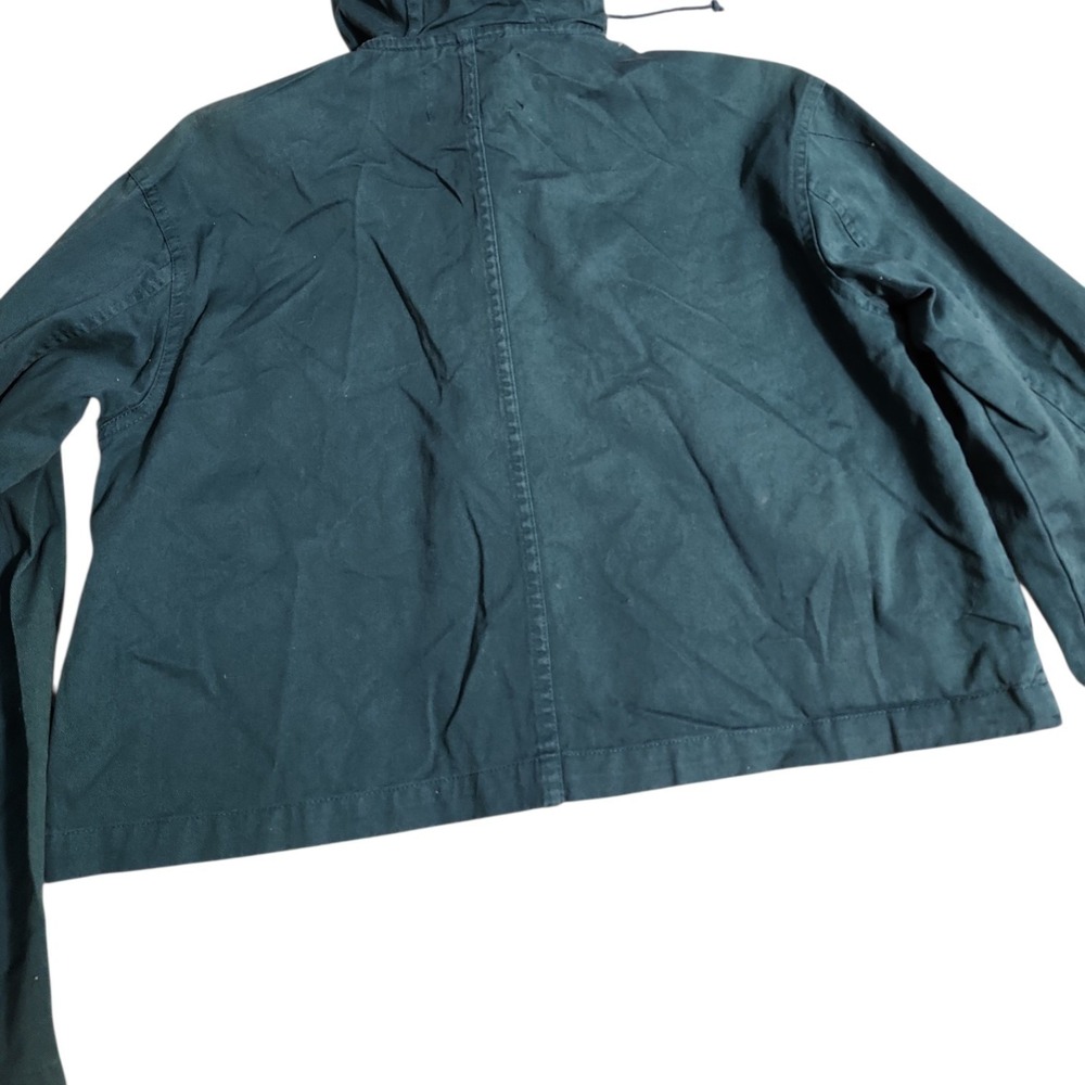 Obey Field Jacket Womens XS Forest Green Cropped Utility Streetwear Skater trend - Picture 10 of 10